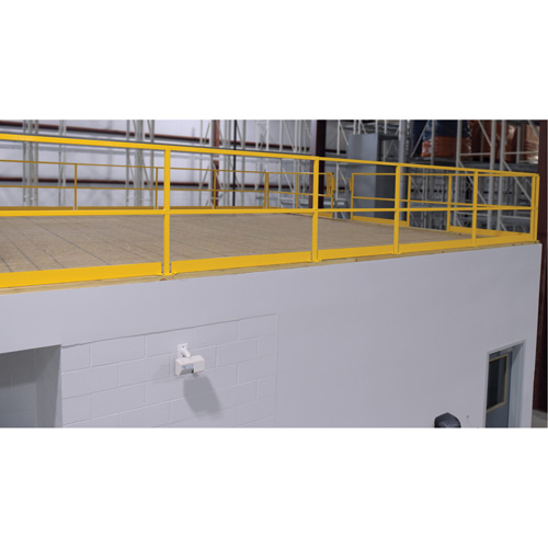 Mezzanine Safety Gate, 68-1/2" L x 42" H, 80-1/16" Raised, Yellow PB Rental Co. Ltd.