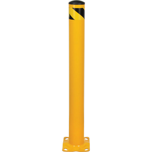 Butoir, Acier, 42" h x 4-1/2" la, Jaune PB Rental Co. Ltd.