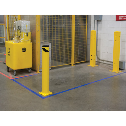 Butoir de s&eacute;curit&eacute;, Acier, 36" h x 5-1/2" la, Jaune PB Rental Co. Ltd.