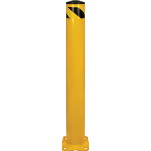 Butoir de s&eacute;curit&eacute;, Acier, 42" h x 5-1/2" la, Jaune PB Rental Co. Ltd.