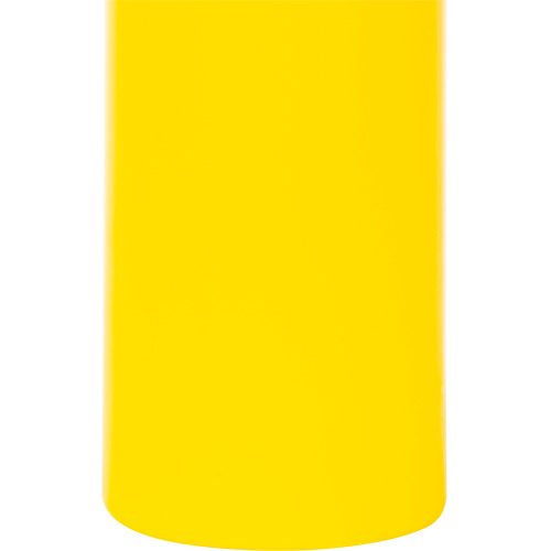 Capuchon en poly&eacute;thyl&egrave;ne pour borne de protection, 4-1/2" dia. x 52" l, Rouge/Jaune PB Rental Co. Ltd.