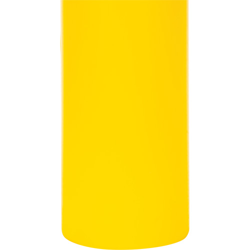 Capuchon en poly&eacute;thyl&egrave;ne pour borne de protection, 4-1/2" dia. x 64" l, Rouge/Jaune PB Rental Co. Ltd.