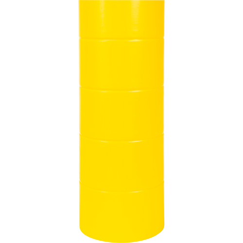 Polyethylene Bollard Cover, 6-5/8" Dia. x 60" L, Red/Yellow PB Rental Co. Ltd.