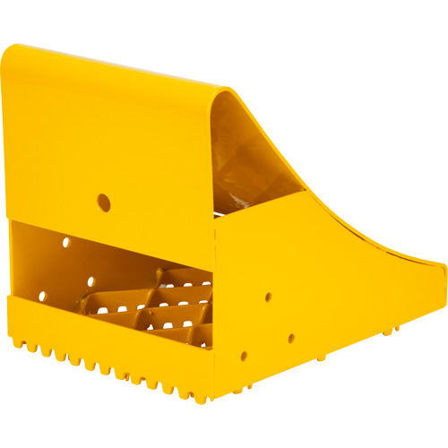 Cales-roue pour la glace, Acier, Jaune, 8-1/16" la x 10-5/8" p x 8-13/16" h PB Rental Co. Ltd.