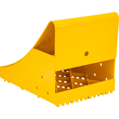 Cales-roue pour la glace, Acier, Jaune, 8-1/16" la x 10-5/8" p x 8-13/16" h PB Rental Co. Ltd.