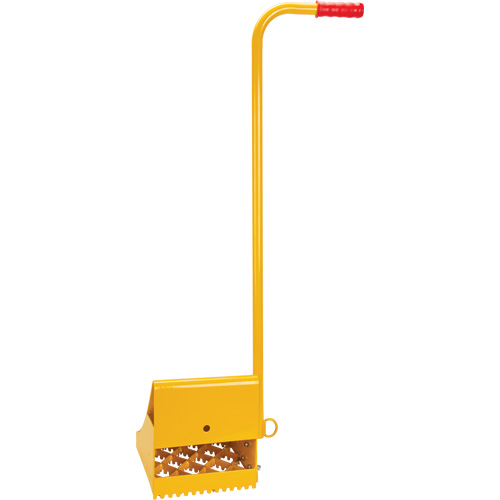 Ice Chock with Ergonomic Handle, Steel, Yellow, 8-1/16" W x 10-5/8" D x 8-13/16" H PB Rental Co. Ltd.