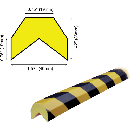 AA Profile 5M Corner Protection Bumper Guard PB Rental Co. Ltd.