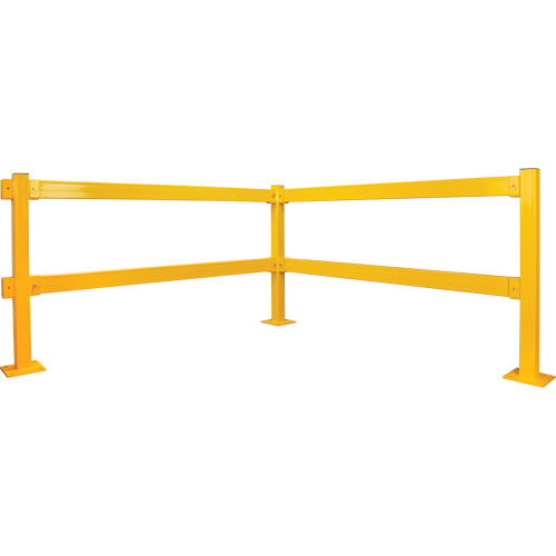 Garde-corps Lift-Out, Acier, 3' lo x 4" h, Jaune s&eacute;curit&eacute; OSHA PB Rental Co. Ltd.