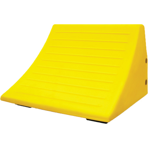 70 Ton Large Equipment Wheel Chock with Handle, Urethane, Yellow PB Rental Co. Ltd.