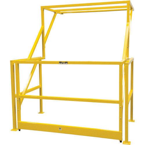 Barri&egrave;re de s&eacute;curit&eacute; pour mezzanine, 70" lo x 77" ha, 78" &eacute;lev&eacute;e, Jaune PB Rental Co. Ltd.