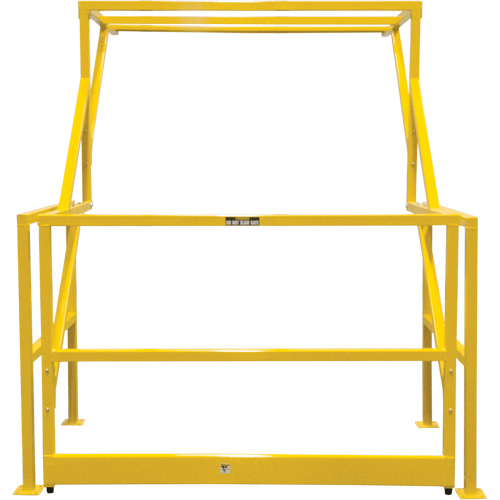 Barri&egrave;re de s&eacute;curit&eacute; pour mezzanine, 70" lo x 77" ha, 78" &eacute;lev&eacute;e, Jaune PB Rental Co. Ltd.