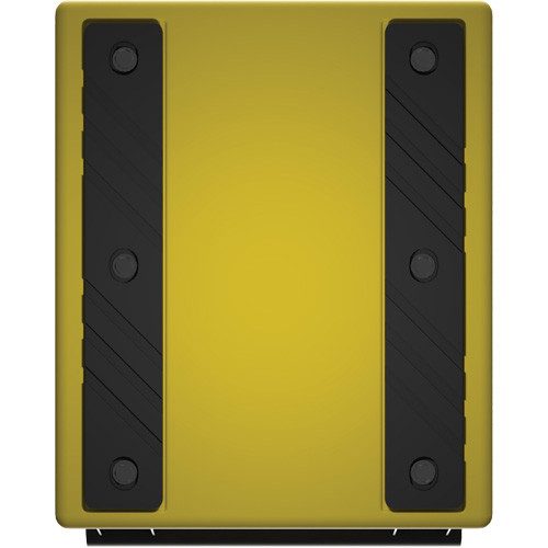 Checkers Safety Heavy-Duty Ultra Class Mining Wheel Chock, HDPE, Yellow, 14-1/2" W x 17-1/2" D x 16" H PB Rental Co. Ltd.