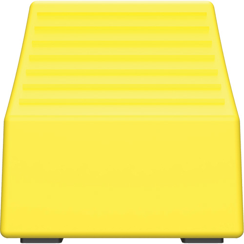 Checkers Safety Heavy-Duty Ultra Class Mining Wheel Chock without Bracket, HDPE, Yellow, 14-1/2" W x 17-1/2" D x 16" H PB Rental Co. Ltd.