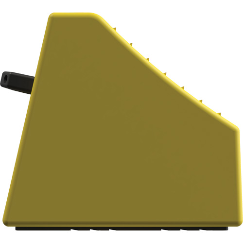 Checkers Safety Heavy-Duty Ultra Class Mining Wheel Chock without Bracket, HDPE, Yellow, 14-1/2" W x 17-1/2" D x 16" H PB Rental Co. Ltd.