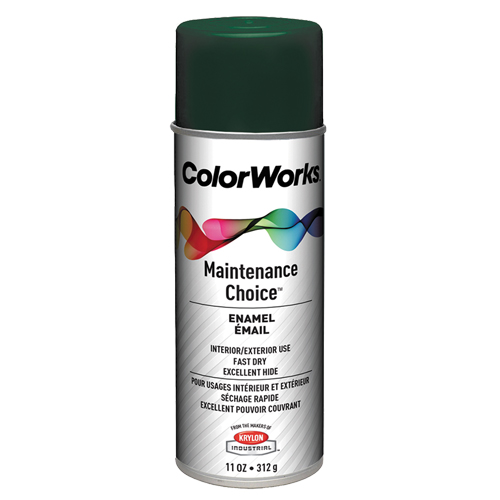 Maintenance Choice Enamel, Hunter Green, Gloss, 10 oz., Aerosol Can PB Rental Co. Ltd.