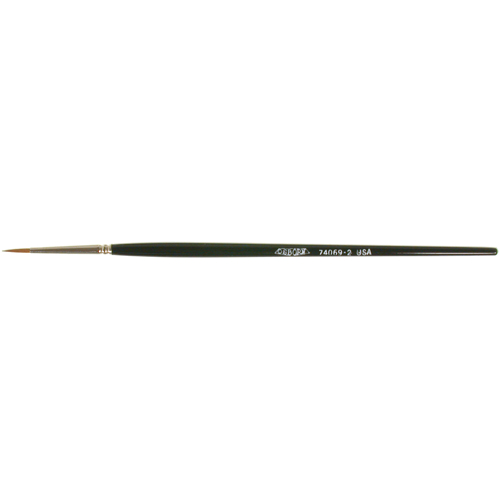 Artist Paint Brush, 3/32" Brush Width, Red Sable, Wood Handle PB Rental Co. Ltd.