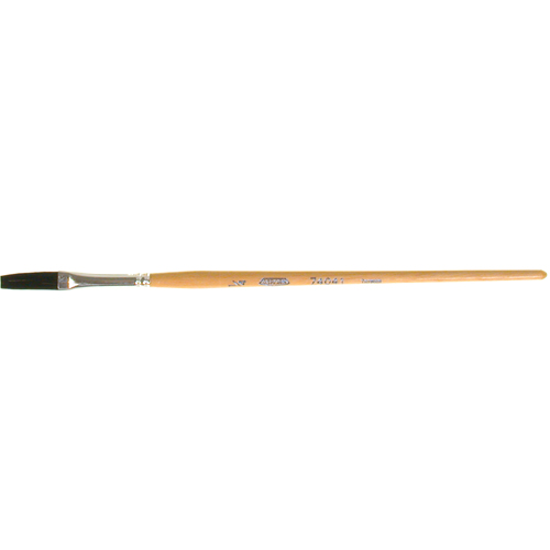 Pinceau une passe, Largeur de la brosse de 1/4", Soie de bœuf, Manche &agrave; Bois PB Rental Co. Ltd.