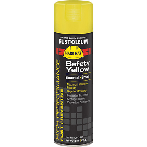 V2100 System Enamel Spray Paint, Safety Yellow, Gloss, 15 oz., Aerosol Can PB Rental Co. Ltd.