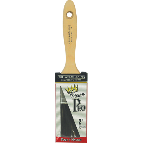 Pinceau droit Pro, Poly/nylon, Manche Bois, Largeur de 2" PB Rental Co. Ltd.
