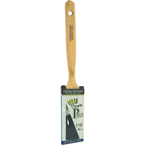 Crown Pro Straight Paint Brush, Bristle, Wood Handle, 1-1/2" Width PB Rental Co. Ltd.