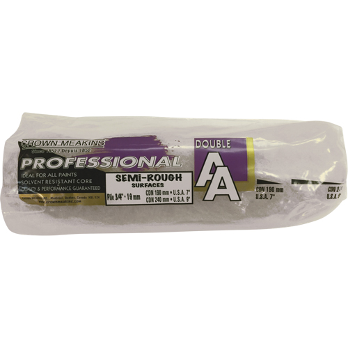Professional AA Synthetic Paint Roller Cover, 19 mm (3/4") Nap, 240 mm (9-1/2") L PB Rental Co. Ltd.
