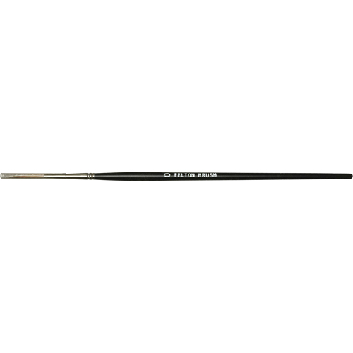 Flat Bristle Artist Brush, 6 mm Brush Width, Red Sable, Wood Handle PB Rental Co. Ltd.