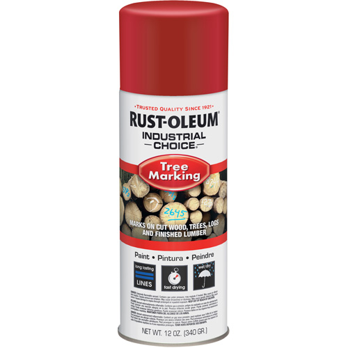 Peinture pour le marquage des arbres Industrial Choice T1600, Rouge, 16 oz PB Rental Co. Ltd.