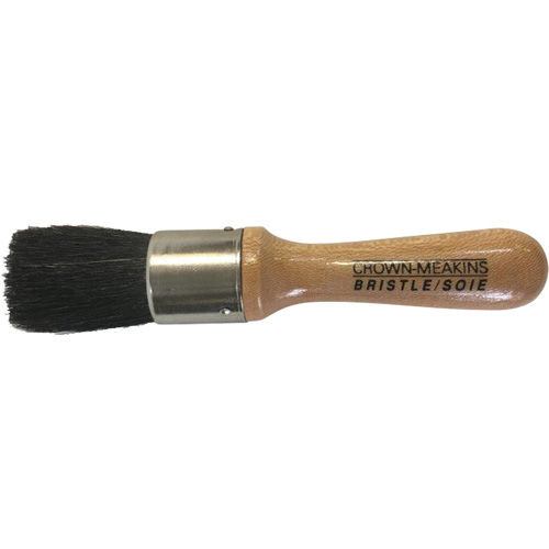 Brosse pour pochoirs, Soies naturelles, Manche Bois, Largeur de 1" PB Rental Co. Ltd.