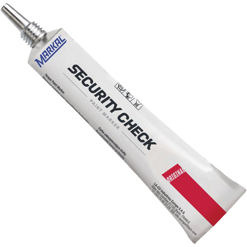 Security Check Paint Marker, 1.7 oz., Tube, Red PB Rental Co. Ltd.