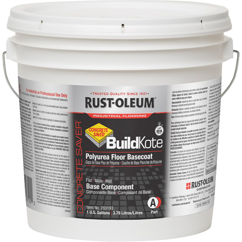 Appr&ecirc;t pour rev&ecirc;tement de sol polyur&eacute;e Concrete Saver BuildKote Partie A, Seau, Transparent/Base &agrave; teinter PB Rental Co. Ltd.