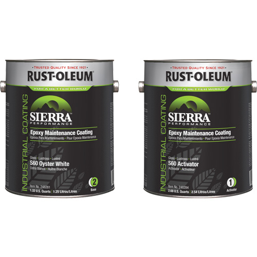Sierra S60 Water-Based Epoxy Maintenance Coating Kit, Gallon, White PB Rental Co. Ltd.