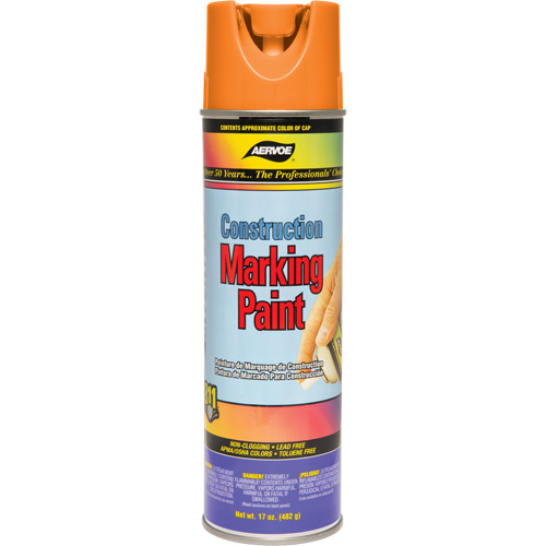 Construction Marking Paint, 17 oz., Aerosol Can PB Rental Co. Ltd.