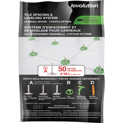 Miracle Sealants&reg; Levolution Universal Spacer PB Rental Co. Ltd.