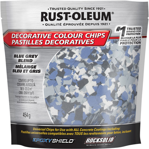 Decorative Colour Chips, 474 g, Bag, Blue Grey Blend PB Rental Co. Ltd.