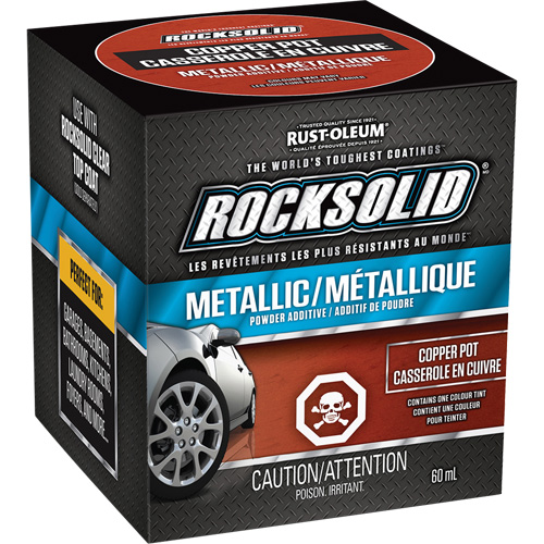 RockSolid&reg; Metallic Powder Additive, 60 mL, Bottle, Copper Pot PB Rental Co. Ltd.