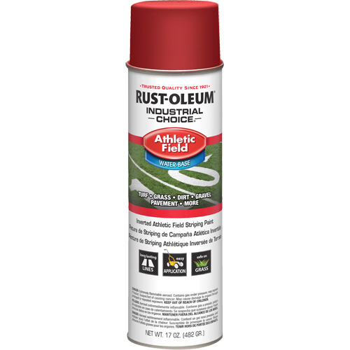 Peinture de lignage pour terrains de sport AF1600, Rouge, Canette a&eacute;rosol PB Rental Co. Ltd.