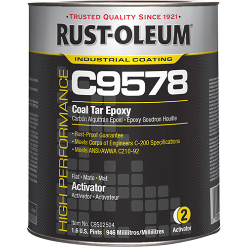 Activateur pour rev&ecirc;tement &eacute;poxydique &agrave; base de goudron de houille et &agrave; haute teneur en solides du syst&egrave;me C9578, 0,2 gal., Seau PB Rental Co. Ltd.