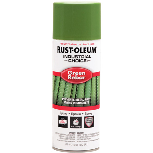 Industrial Choice&reg; RB1600 System Rebar Epoxy Spray, Green Rebar, 12 fl. oz., Aerosol Can PB Rental Co. Ltd.