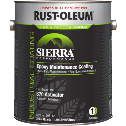 Activateur pour appr&ecirc;t acrylique &eacute;poxydique &agrave; base d'eau Sierra Performance S70/S71, Gallon, Blanc PB Rental Co. Ltd.