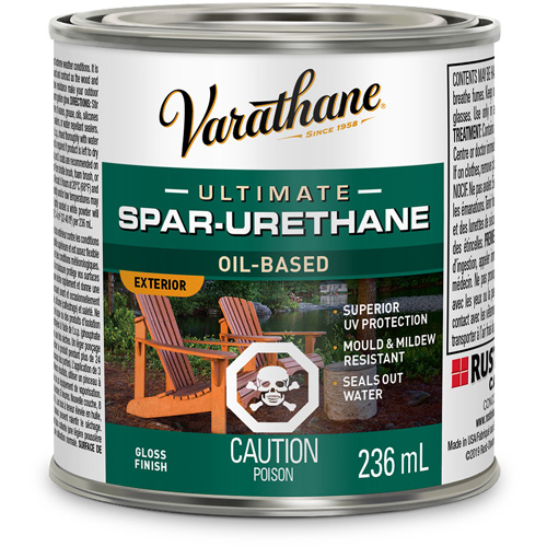 Varathane&reg; Diamond Outdoor Wood Finish, 236 ml, Clear, Gloss PB Rental Co. Ltd.