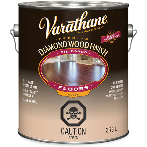 Varathane&reg; Diamond Wood Finish Floors Coating, 3.78 L, Clear, Gloss PB Rental Co. Ltd.