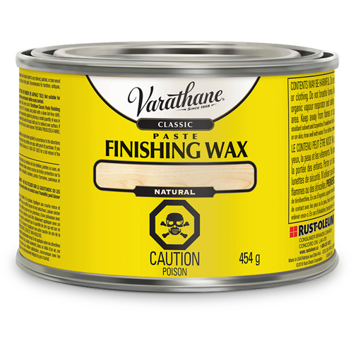 Cire de finition en p&acirc;te classique Varathane, 450 g, Naturel, Mat PB Rental Co. Ltd.