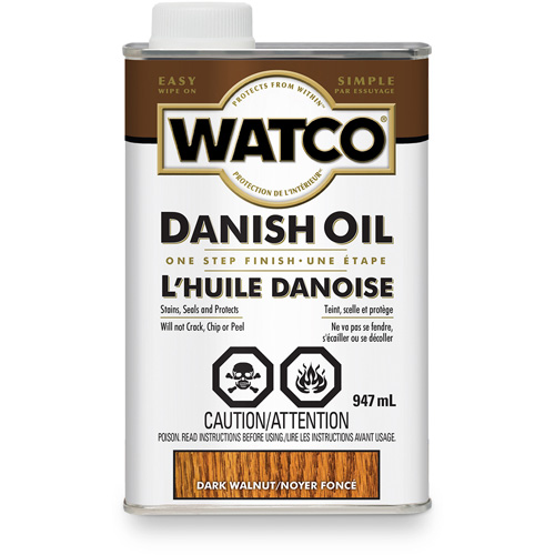 Watco&reg; Danish Oil, 947 ml, Dark Walnut, Transparent PB Rental Co. Ltd.