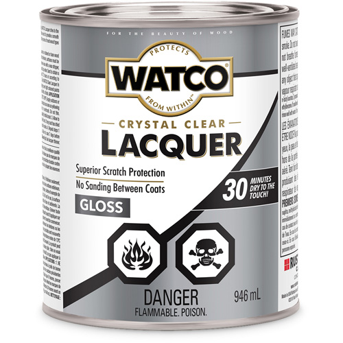 Laque pour bois Watco, 946 ml, Transparent, Brillant PB Rental Co. Ltd.