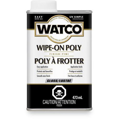Watco&reg; Wipe-on Poly Stain, 473 ml, Clear, Gloss PB Rental Co. Ltd.
