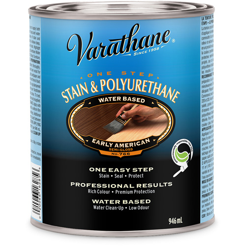 Varathane&reg; One Step Stain & Polyurethane, 946 ml, Early American PB Rental Co. Ltd.