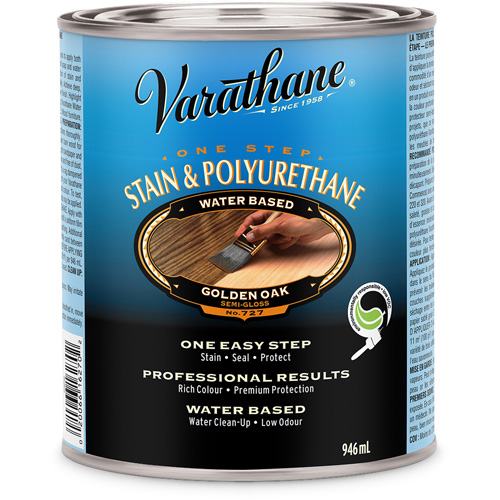 Varathane&reg; One Step Stain & Polyurethane, 946 ml, Golden Oak PB Rental Co. Ltd.
