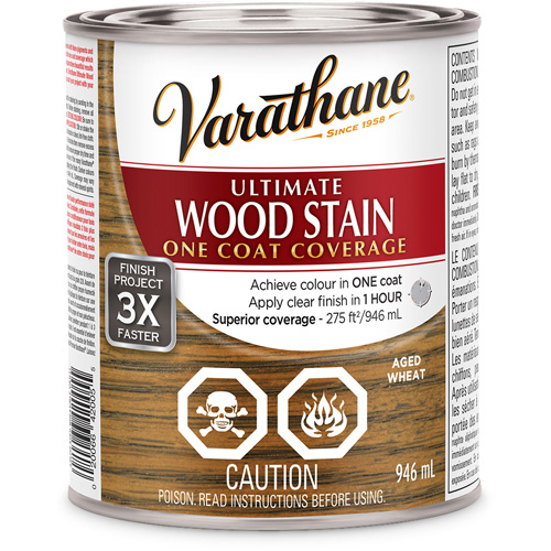 Varathane&reg; Ultimate Wood Stain, 946 ml, Aged Wheat PB Rental Co. Ltd.
