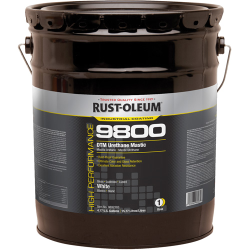 9800 System DTM Urethane Mastic, 5 gal., White, High-Gloss PB Rental Co. Ltd.