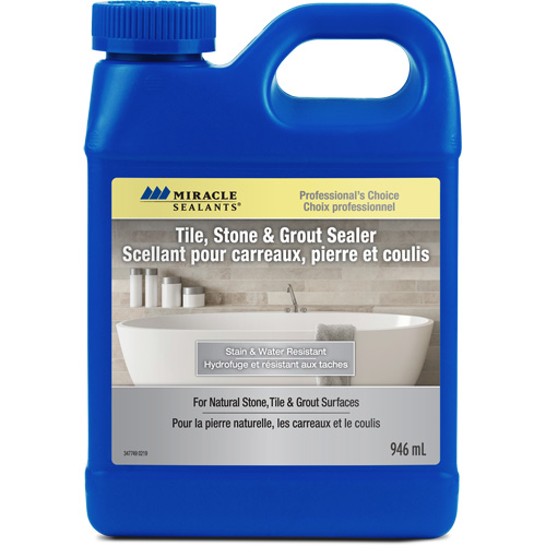 Scellant pour carreaux, pierres et coulis Miracle Sealants, Cruche PB Rental Co. Ltd.